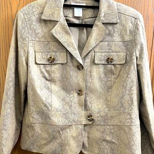 Worthington tailored crop jacket size 18